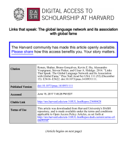 Links that speak: The global language network and its association
