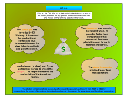 US1,8c The cotton gin was invented by Eli Whitney. It increased the