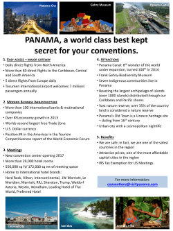 Economics - Embassy of Panama in Canada