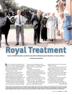 Gavin and Mabel Hamilton recall their day with Her Majesty Queen