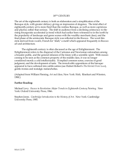 18 CENTURY TH - Museum of Art and Archaeology