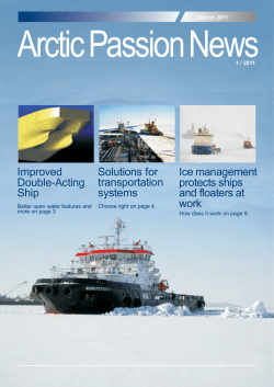 Improved Double-Acting Ship Solutions for transportation systems
