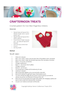 CRAFTERNOON TREATS