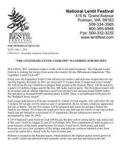 National Lentil Festival