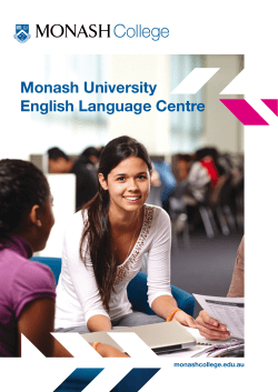 Monash University English Language Centre