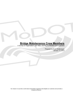 Bridge Maintenance Crew Members