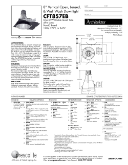 CFT857EB - Prescolite