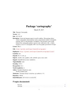 Package `cartography`