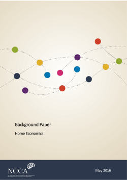 Background Paper - Junior Cycle Home