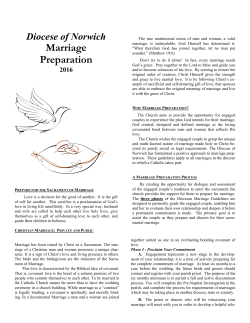 Marriage Preparation