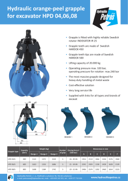 Metal scrap grabs HPD 04,06,08