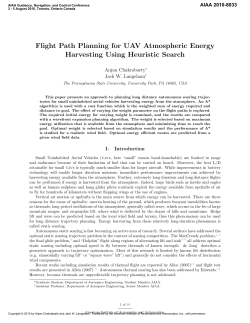 Flight Path Planning for UAV Atmospheric Energy