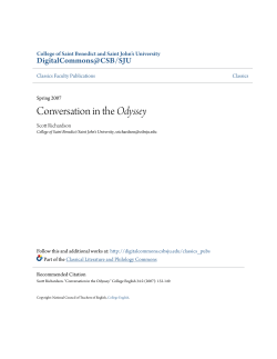 Conversation in the Odyssey