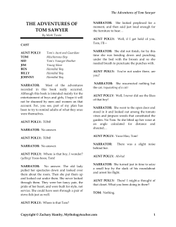 the adventures of tom sawyer