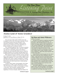 Spring 2011 - Listening Point Foundation