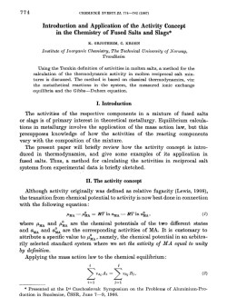Introduction and Application of the Activity