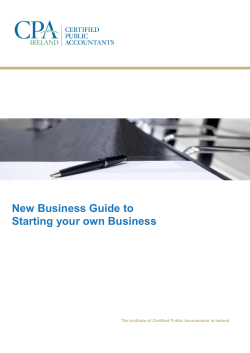 New Business Guide to Starting your own Business