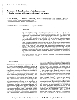 19 94MNRAS.269. . .97V Mon. Not. R. Astron. Soc. 269, 97