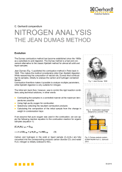 NITROGEN ANALYSIS