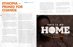 etHiOpiA &ndash; priMed fOr cHAnge
