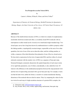 One usually describes the structure of DNA at the base pair level by