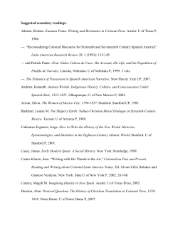 Lista de lecturas de la Maestr&iacute;a