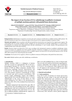The impact of one fraction of 8 Gy radiotherapy in