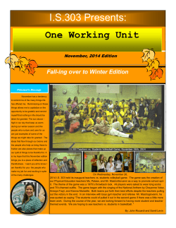 November 2014 Newspaper