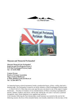 Drustvo - Verein Persman - Mostar Friedensprojekt eV