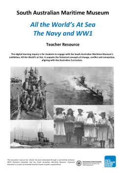 The Navy and WW1 - Maritime Museum Education