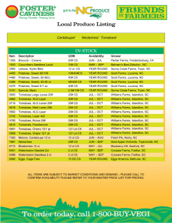 Product List - Foster
