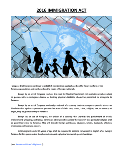 2016 immigration act