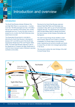 South East Busway Extensioon - Department of Transport and Main