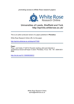- White Rose Research Online