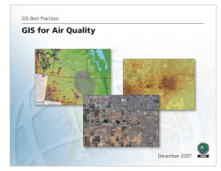 GIS for Air Quality
