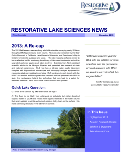 to view the 2014 Newsletter from Restorative