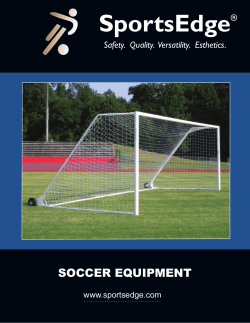 sportsedge&reg; soccer goals - Poly