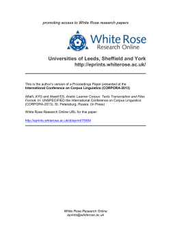 - White Rose Research Online