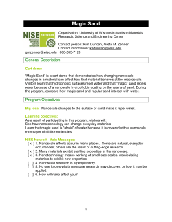 Magic Sand - MRSEC Education - University of Wisconsin&ndash;Madison
