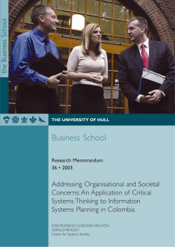 Addressing Organisational and Societal Concerns 159