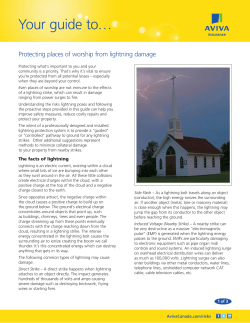 Protecting places of worship from lightning damage