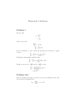 Homework 4 Solutions