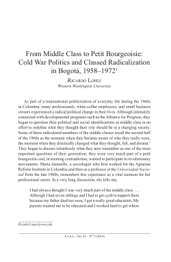 From Middle Class to Petit Bourgeoisie: Cold War Politics and