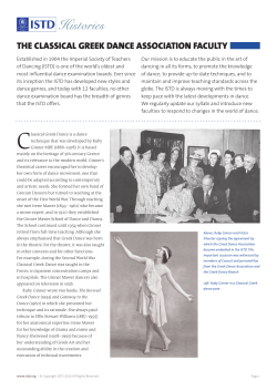 ISTD Classical Greek History.indd - Imperial Society of Teachers of