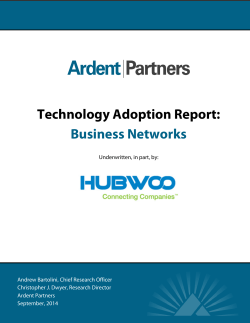 Technology Adoption Report: Business Networks