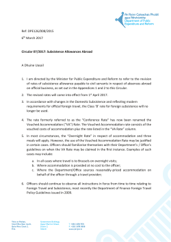 Foreign Subsistence Allowance