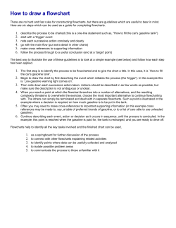 How to draw a flowchart