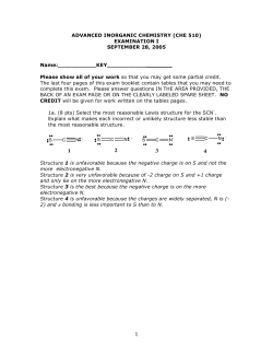 exam 1-key - Chemistry