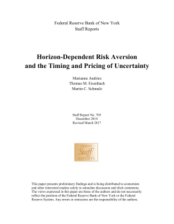 Asset Pricing with Horizon-Dependent Risk Aversion