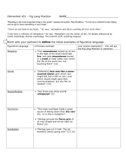 Fahrenheit 451 &ndash; Fig Lang Practice